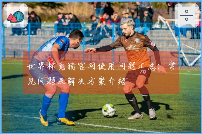 世界杯竞猜官网使用问题汇总：常见问题及解决方案介绍