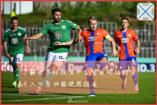 了解世界杯投注平台官方网站的官方入口与功能使用指南